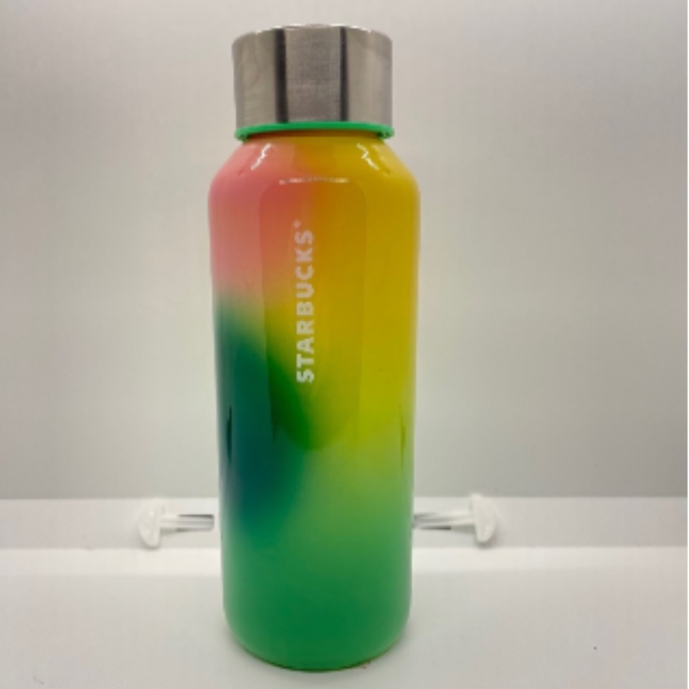 Starbucks Multi-Color Spring Glass Water Bottle